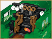 Cobi 6292 Flying Scotsman - British Steam Locomotive Vonat 2db figurával 2677 darabo építőkészlet