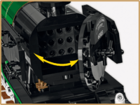 Cobi 6292 Flying Scotsman - British Steam Locomotive Vonat 2db figurával 2677 darabo építőkészlet