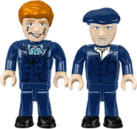 Cobi 6292 Flying Scotsman - British Steam Locomotive Vonat 2db figurával 2677 darabo építőkészlet