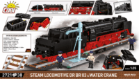 Cobi 6286 DR BR 03 Executive Edition Gőzmozdony és Vízdaru 3 figurával 2721 darabos építőjáték