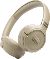 JBL T680NCBEG Bluetooth / Vezetékes Fejhallgató Headset - Bézs