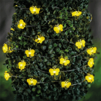 Garden of Eden 58220D Kültéri Napelemes LED Méhecske fényfüzér 5,4m - Melegfehér