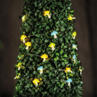 Garden of Eden 58220C Kültéri Napelemes LED Gomba fényfüzér 5,4m - Melegfehér