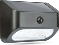 Garden of Eden 55282 Kültéri Napelemes Mozgásérzékelő Fali LED lámpa - Fekete