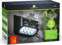 Garden of Eden 55282 Kültéri Napelemes Mozgásérzékelő Fali LED lámpa - Fekete