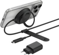 Belkin WIA014kqBK UltraCharge Qi2 Wireless Töltő + Hálózati Adapter 25W - Fekete