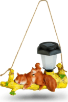 Garden of Eden 11421 Napelemes LED akkasztható kerti lámpa - Mókuss