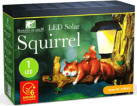 Garden of Eden 11421 Napelemes LED akkasztható kerti lámpa - Mókuss