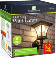 Garden of Eden 11404A Napelemes LED kültéri Fali lámpa - Fekete