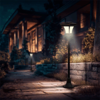 Garden of Eden 11404 Napelemes Kerti LED Kandeláber Lámpa Állítható magassággal - Fekete