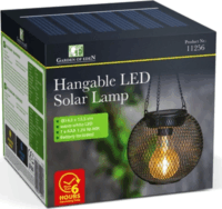 Garden of Eden 11256 Napelemes Felakasztható LED Kerti lámpa - Fekete