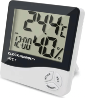 TOO WS-201-W LCD Meteorológiai Időjárás állomás - Fehér