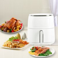 ELLE EKAFP501WHEU AirFryer Forrólevegős sütő 5L 1700 Watt - Fehér