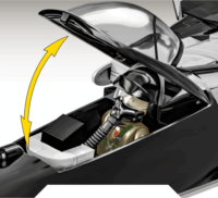 Cobi 5921 Top Gun Maverick - Enemy Strike Jet, Repülő 851 darabos építőkészlet 1:48