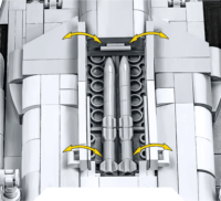 Cobi 5921 Top Gun Maverick - Enemy Strike Jet, Repülő 851 darabos építőkészlet 1:48