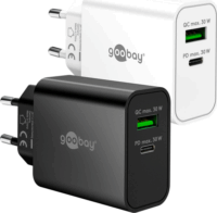 Goobay 75336 USB-A / USB-C Hálózati Gyorstöltő Adapter 30W - Fehér