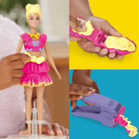 Hasbro Play-Doh Barbie fodrok és masnik divattervező gyurmakészlet