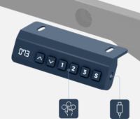 Mark Adler Xeno 5.0 Elektromosan állítható Gamer asztal váz 115-165 x 58 x 71-117 cm - Fekete