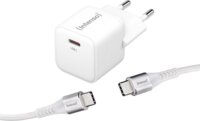 Intenso W30C USB‑C Hálózati Gyorstöltő Adapter 60W + USB‑C kábel - Fehér