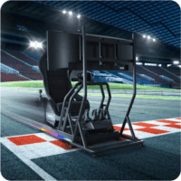 Huzaro Speed 9.1 32"- 55" LCD TV / Monitor gurulós padló tartó állvány - Fekete