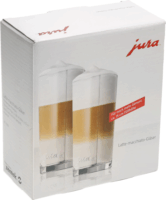 Jura 69001 300ml Latte-macchiato üveg pohár szett 2 darabos