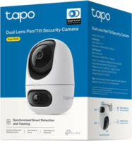 TP-Link TAPO C245D Smart Wifi 2K UltraHD 340° forgatható Okos Pan-Tilt Kamera - Fehér