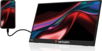 Verbatim 15,6" PMT-15 Hordozható 16:9 Full HD IPS LED Touch Monitor - Fekete