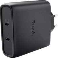 Trust Maxo 2x USB-C Hálózati Gyorstöltő Adapter 100W - Fekete