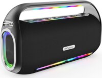 HiFuture Musicbox 300 RGB Akkus Hordozható Bluetooth Karaoke Hangszóró Mikrofonnal 150W - Fekete