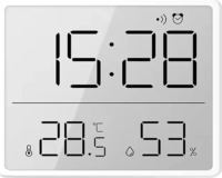 Iris DC-111-W Digitális ébresztőóra - Fehér