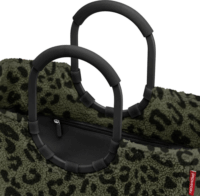 Reisenthel Loopshopper L Bevásárlótáska - Zöld/Leopárdmintás