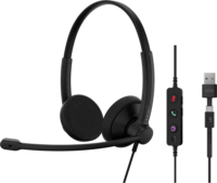 Sennheiser Impact 100 USB-C/A Call Center Sztereo Headset - Fekete