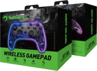 Marvo Ghost 40 RGB Wireless Kontroller Gamepad (PC / Switch / iOS / Android) - Átlátszó