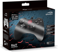 Speedlink RAIT Vezetékes Kontroller Gamepad (PC / PS3 / Switch) - Fekete