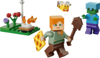 LEGO 30732 Minecraft - Alexet Megtámadják Tábortűznél