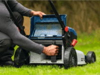 Bosch GRA 18V2-46SP Akkus Elektromos Fűnyíró 2x18V