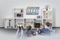 Hama 00220814 32"-75" LCD TV Dönthető Fali tartó - Fekete (1 kijelző)