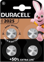 Duracell CR2025 Lítium Gombelem 3.0V (4db / csomag)