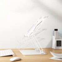 Media-Tech Ergonomikus 17" Laptop Asztali Állvány - Fehér