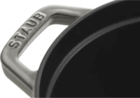 Zwilling Staub Roaster La Cocotte Öntöttvas Ovális sütő-főzőedény fedővel Ø 27cm 3,2L - Szürke