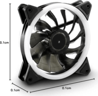 Sharkoon TC1225L 120mm LED Rendszerhűtő Ventilátor - Fekete