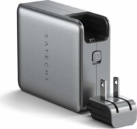 Satechi ST-W145GTM 4x USB-C GaN Utazó Hálozati Gyorstöltő Adapter 145W - Szürke