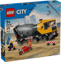 LEGO 60478 City - Betonkeverő Teherautó