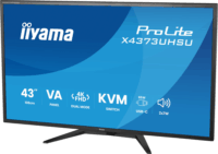iiyama 42.5" X4373UHSU-B2 ProLite 16:9 4K UltraHD VA LED Monitor - Fekete