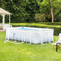 Intex 26780GN Szögletes fémvázas medence (400 x 200 x 100 cm)