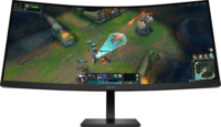HP 34" OMEN 21:9 WQHD VA LCD Ívelt Gaming Monitor - Fekete