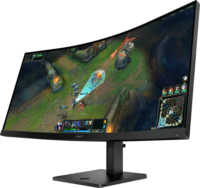 HP 34" OMEN 21:9 WQHD VA LCD Ívelt Gaming Monitor - Fekete