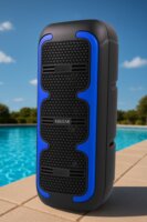 Squeak SQ1009 Bluetooth RGB Karaoke Party Hangszóró 45W - Fekete