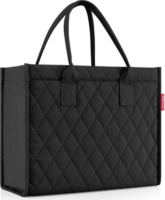 Reisenthel Daily Shopper Business bevásárlótáska 42x17x35 cm - Fekete / rombusz mintás