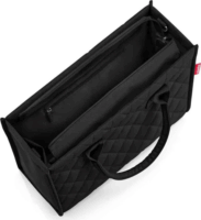 Reisenthel Daily Shopper Business bevásárlótáska 42x17x35 cm - Fekete / rombusz mintás